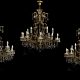 Trois importants lustres en verre de Venise... 9 672 €