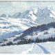 Charles Henri CONTENCIN (1898-1955). La route de Saint-Gervais à Megève.