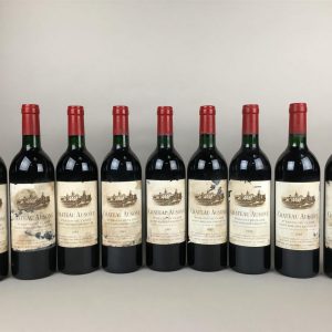 SAINT-EMILION. 1er GCC. Château Ausone.1985. 9 bt. (bas goulot, étiquettes légèrement abimées)