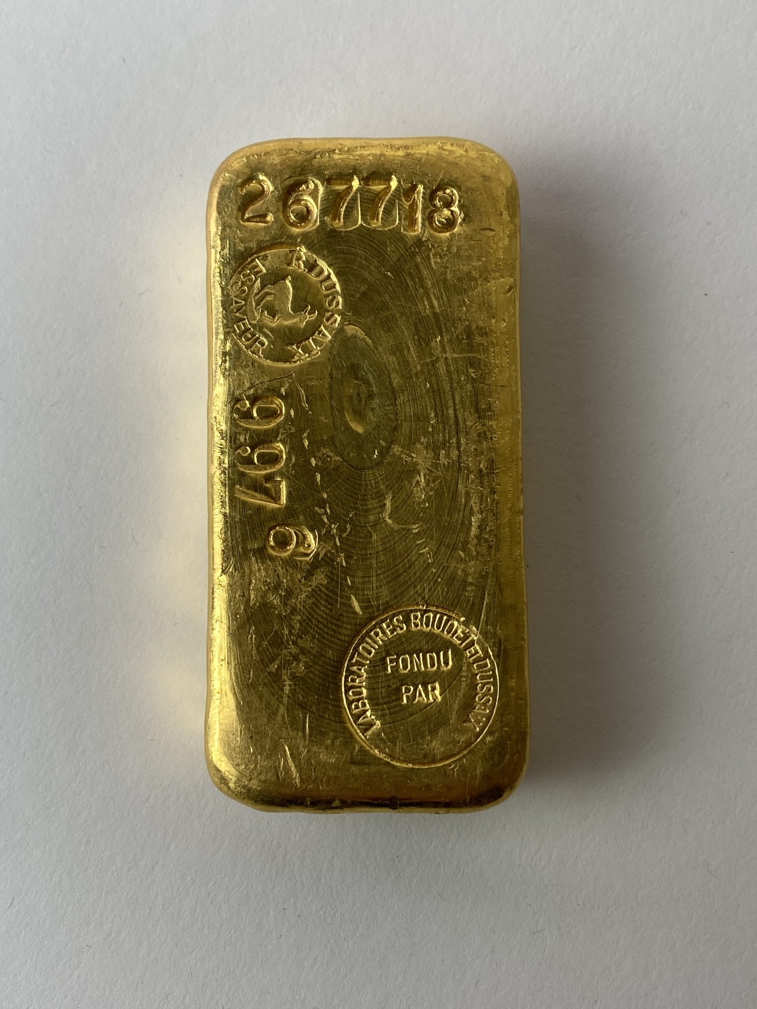 Lingot en or 1 kg. Hotel Des Ventes Giraudeau