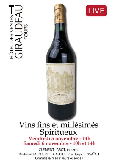 Couverture Vente Vin 5 & 6 novembre