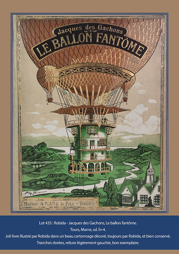 ROBIDA]. Jacques DES GACHONS. Le ballon fantôme. Tours,…