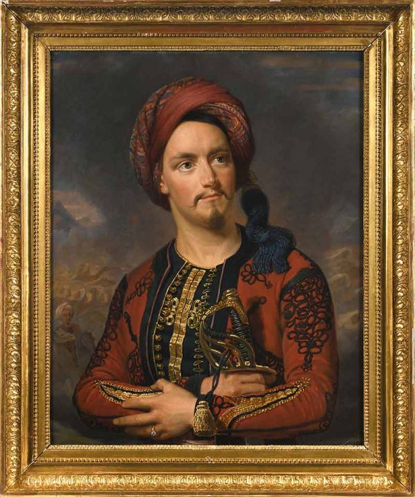 Lot 24 : Balthasar Charles LARPENTEUR Portrait ottoman